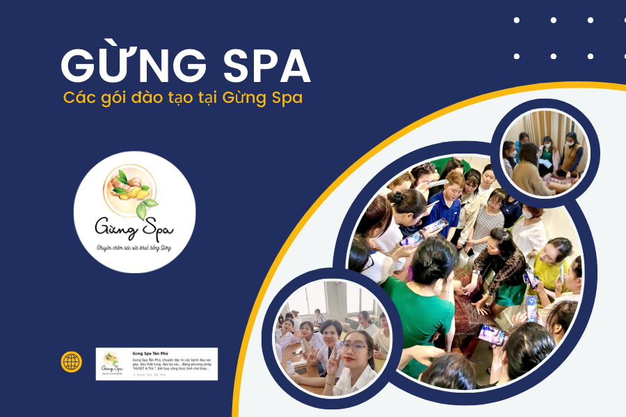 khóa học tại Gừng Spa