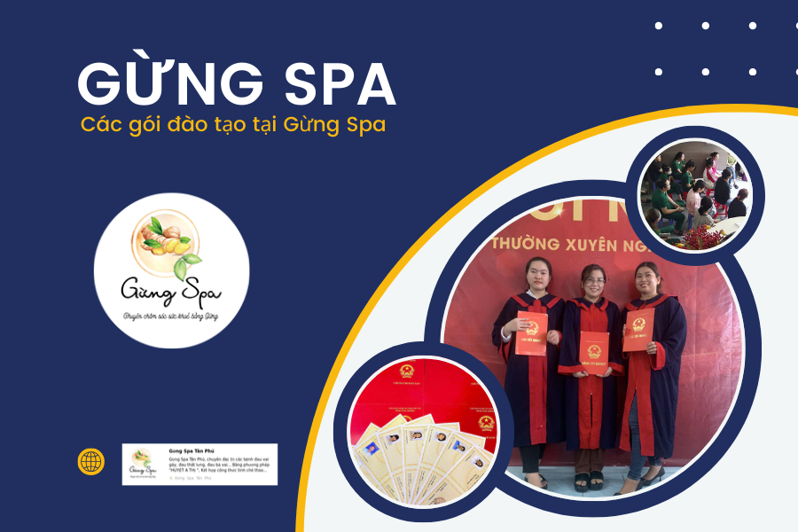 Gừng Spa là cơ sở đào tạo uy tín